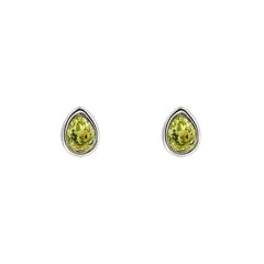 Silver Semi-Precious Birthstone Earrings