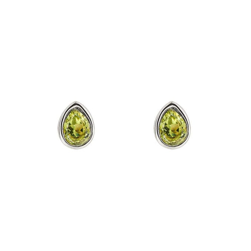 Silver Semi-Precious Birthstone Earrings