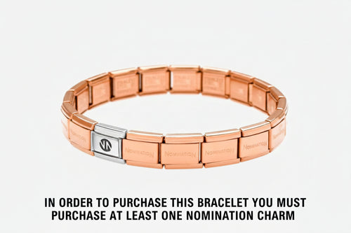 Nomination Rose Gold Classic Starter Charm Bracelet