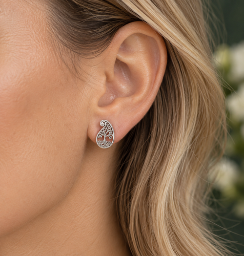 Limited-edition Heritage Collection Tree Of Life Stud Earrings