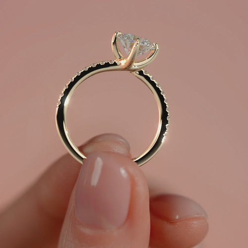 9ct Yellow Gold 1.50ct Brilliant Cut Laboratory Grown Diamond Engagement Ring