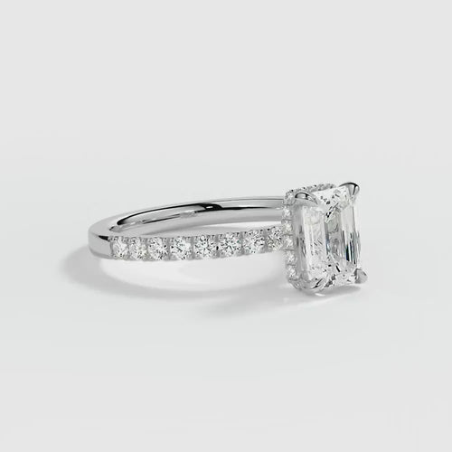 9ct White Gold 1.50ct Emerald Cut Halo Cluster Laboratory Grown Diamond Engagement Ring (Copy) (Copy) (Copy) (Copy) (Copy)