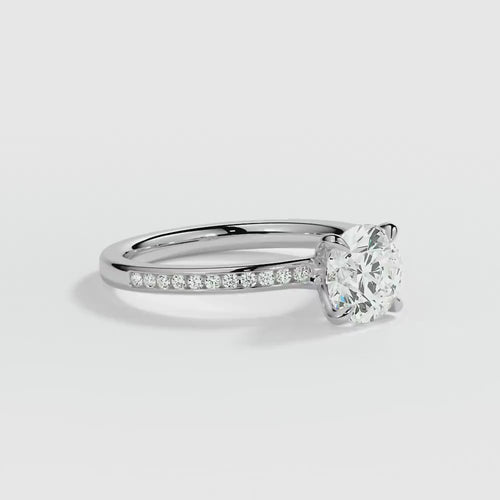 9ct White Gold 1.50ct Brilliant Cut Laboratory Grown Diamond Engagement Ring