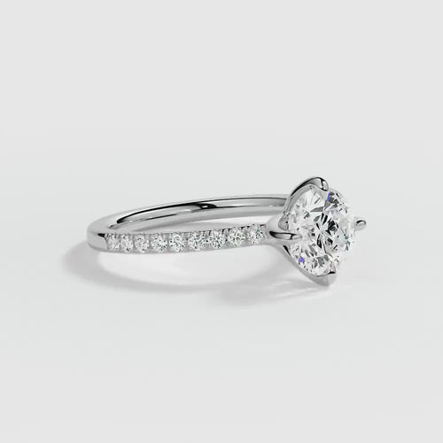 Platinum 1.50ct Brilliant Cut Laboratory Grown Diamond Engagement Ring (Copy) (Copy)