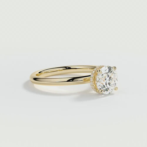 9ct Yellow Gold 1.50ct Brilliant Cut Laboratory Grown Diamond Engagement Ring