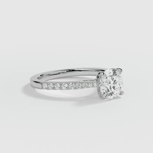 9ct White Gold 1.50ct Brilliant Cut Laboratory Grown Diamond Engagement Ring