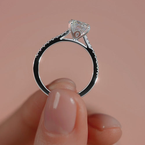 9ct White Gold 1.50ct Brilliant Cut Laboratory Grown Diamond Engagement Ring