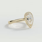 9ct Yellow Gold 1.50ct Pear Cut Laboratory Grown Diamond Engagement Ring (Copy)