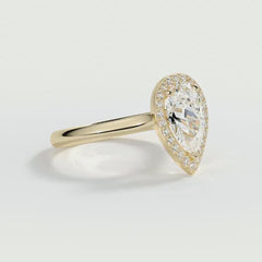 9ct Yellow Gold 1.50ct Pear Cut Laboratory Grown Diamond Engagement Ring (Copy)