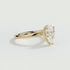 9ct Yellow Gold 1.50ct Pear Cut Laboratory Grown Diamond Engagement Ring