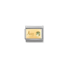 Nomination Birthstone Charms In yellow gold January - December
