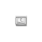 Nomination, Composable Link, Ice Skate in Silver and Enamel Charm