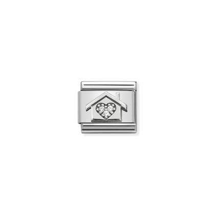 Nomination Home with Heart Charm