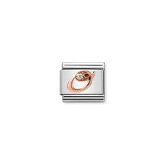 Nomination Letter Charms A-Z In Rose Gold