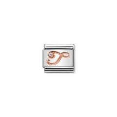 Nomination Letter Charms A-Z In Rose Gold