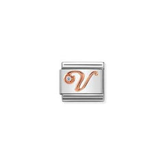 Nomination Letter Charms A-Z In Rose Gold