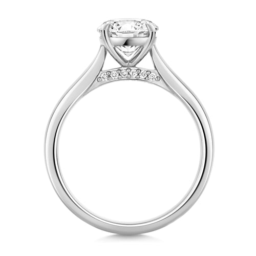 Platinum 1.50ct Certified Brilliant Cut Lab Grown Diamond Engagement Ring