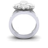 Ladies Princess Cut Diamond Shaped To Fit Bespoke Wedding Ring