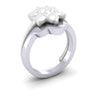 Ladies Bespoke Shaped To Fit Platinum Wedding Ring
