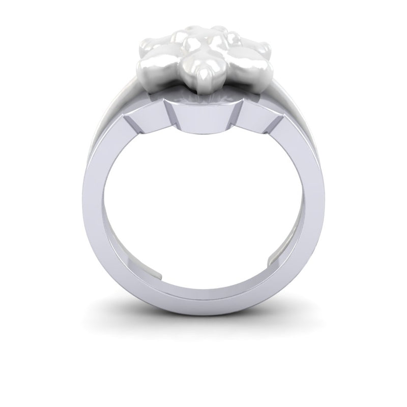 Ladies Bespoke Shaped To Fit Platinum Wedding Ring