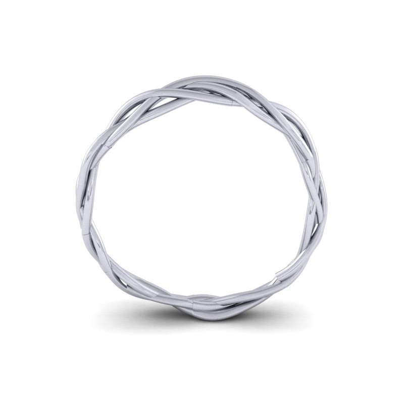 Ladies Platinum Designer Wedding Ring