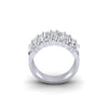 Platinum Bespoke Design Baguette And Brilliant Cut Diamond Ring