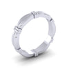 Ladies 9ct White Gold Bespoke Design Wedding Ring