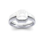 Platinum Ladies Shaped To Fit Bespoke Wedding Ring