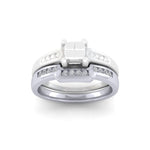 Platinum And 0.14ct Diamond Shaped To Fit Ladies Bespoke Wedding Ring