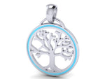 Sterling Silver Tree Off Life Ashes Memorial Pendant
