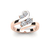 Ladies 9ct Rose Gold 0.86ct Bespoke Design Diamond Ring