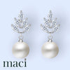 Maci Bride Pearl and Swarovski Earrings
