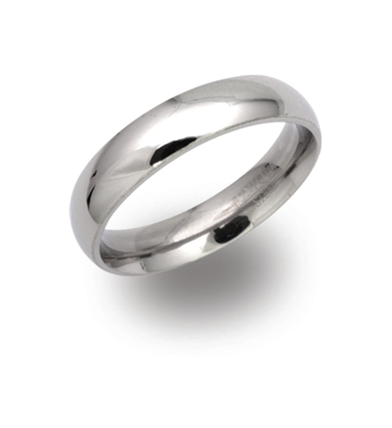 Gents Stainless Steel Ring 5mm Wide R9104