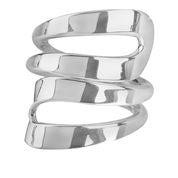 Ladies Silver Tiangius Jackson Ring Open Design R0571