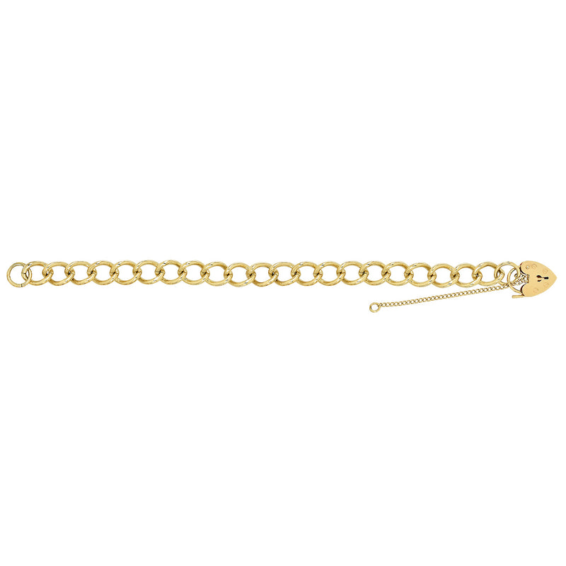 Ladies 9ct Gold Charm Bracelet