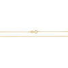 Ladies 9CT Gold Semi Solid Cross Pendant & Chain