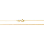 9ct Yellow Gold Ladies CZ Pendant & Chain