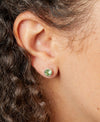 August Sterling Silver Birthstone Stud Earrings