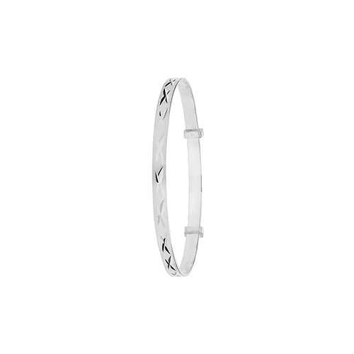 Sterling Silver Expanding Baby Bangle