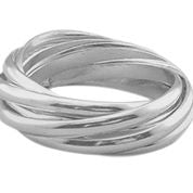 Ladies Silver Tianguis Jackson Spinning Ring R0583