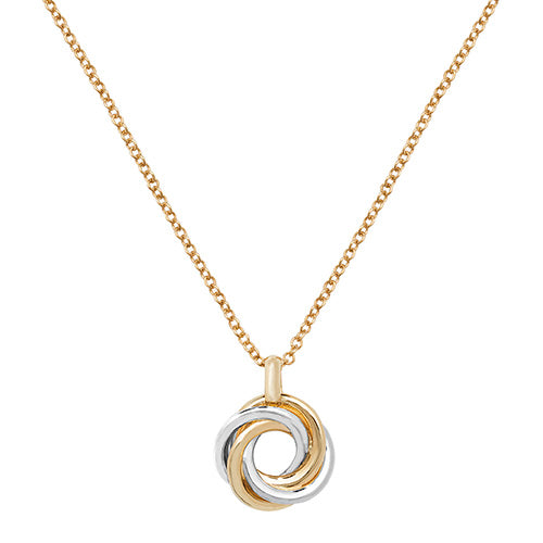 9ct Yellow and White Gold Necklace
