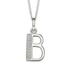 Sterling Silver Initial Pendant and Chain