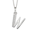Sterling Silver Initial Pendant and Chain