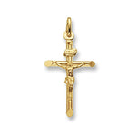 9ct Gold Crucifix Pendant And Chain