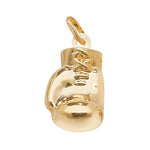 9ct Gold Large Boxing Glove Pendant And Chain