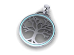 Sterling Silver Tree Off Life Ashes Memorial Pendant