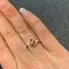 Sterling Silver Ladies Ashes Memorial Ring