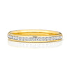 0.19ct 9ct Yellow Gold Brilliant Cut Channel Set Ladies Diamond Wedding Ring