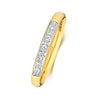 0.08ct 9ct Yellow Gold Brilliant Cut Ladies Diamond Eternity Ring