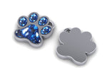 Sterling Silver Ashes Paw Print Memorial Pendant